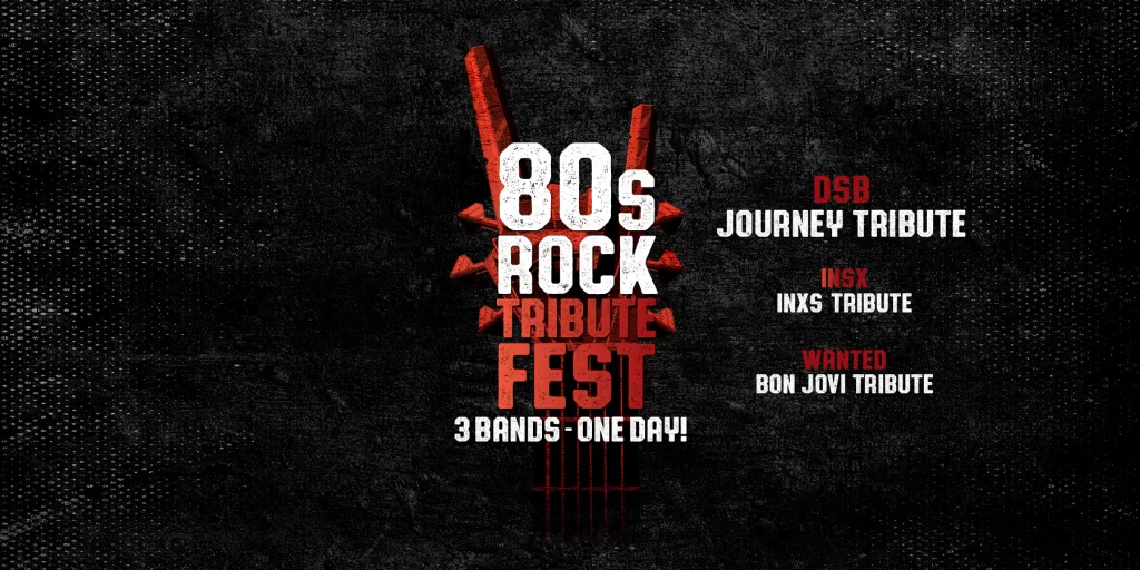80's Rock Tribute Fest (Journey Tribute, INXS Tribute, Bon Jovi Tribute) - Agua Caliente Casino Rancho Mirage - 8/9/25