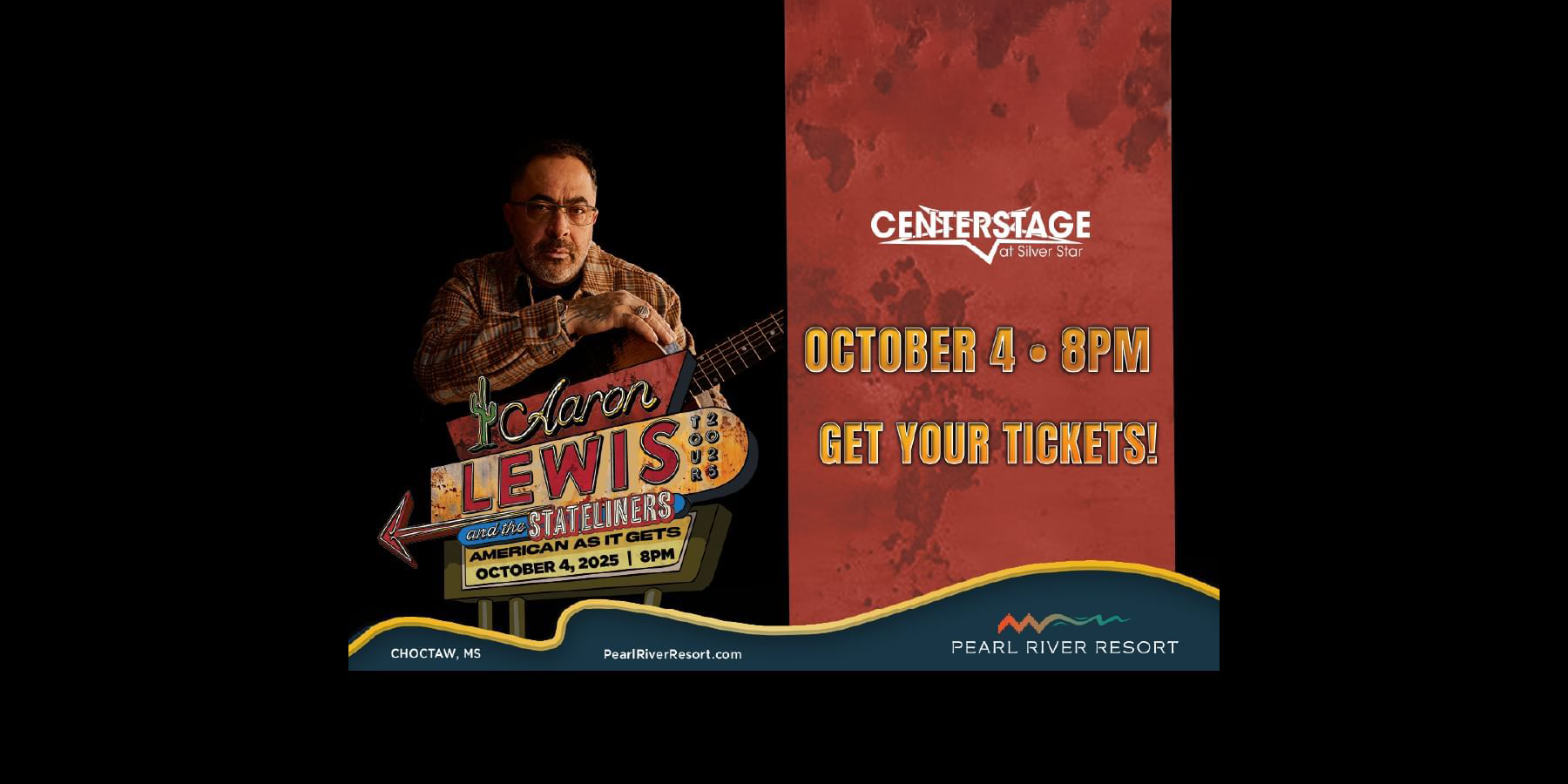 Aaron Lewis and the Stateliners - Pearl River Resort - 10/4/25