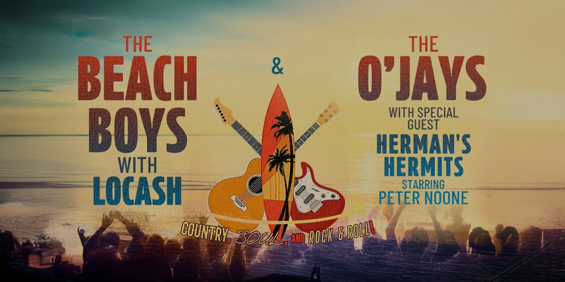 The Beach Boys, The O'Jays, and Herman's Hermits starring Peter Noone - Mercedes-Benz Amphitheater - 9/24/25